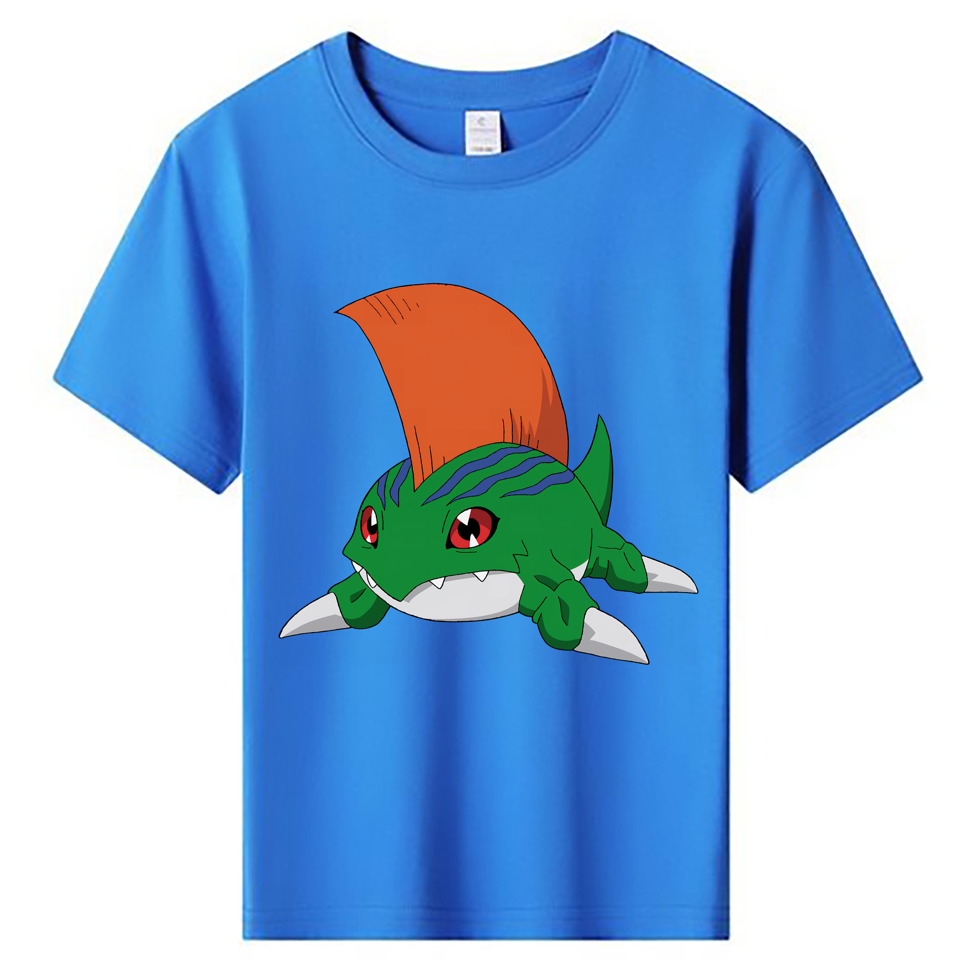 （画像用） Digimon デジタルモンスター/デジモン 綿100％キッズTシャツ（フロントプリント）